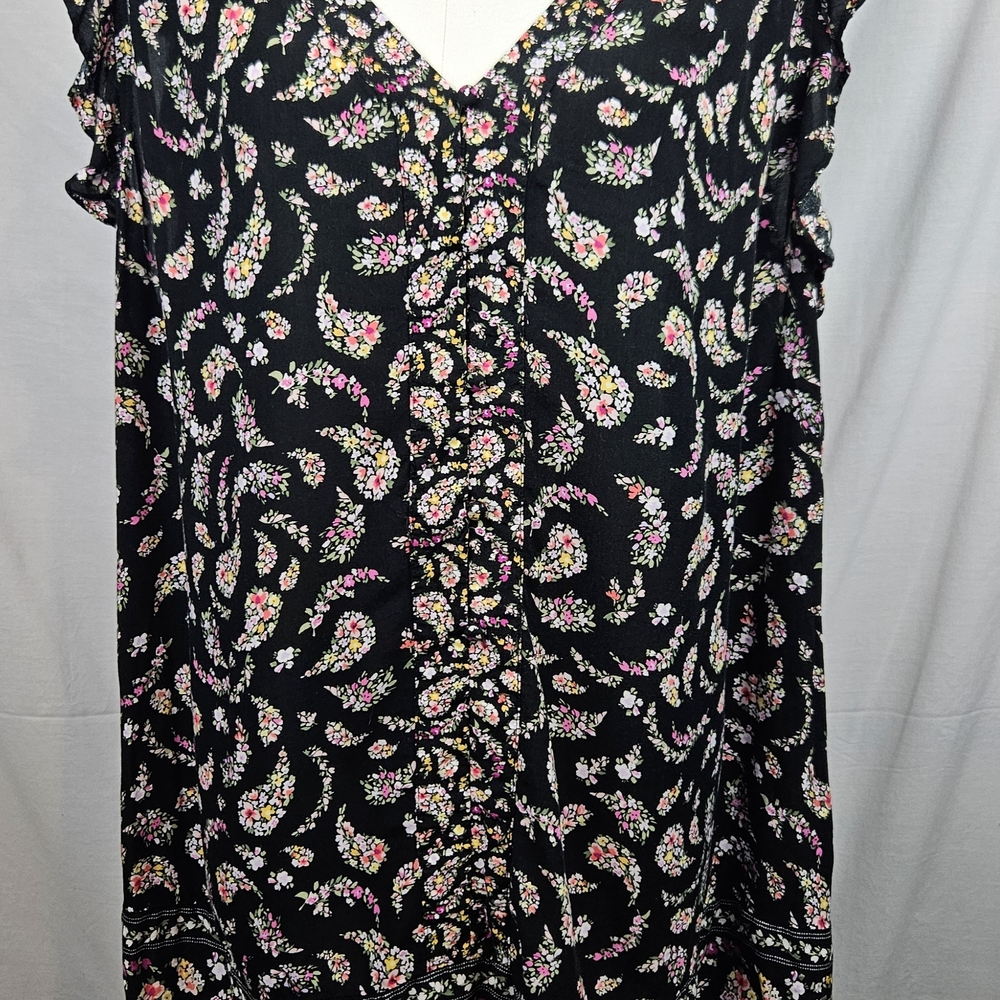 Old Navy Floral Sleeveless Plus Size Sz 4x Boho Cottagecore‎ Fairycore Coquette